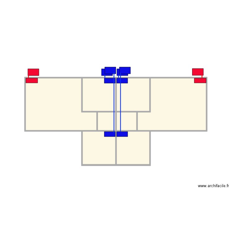 villa RICHARD. Plan de 8 pièces et 18 m2