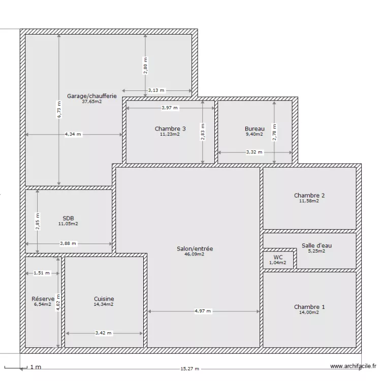 Maison. Plan de Maison. Plan de