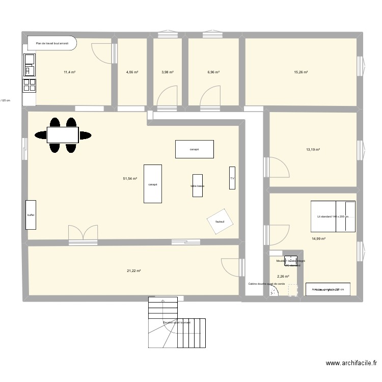 Plan said. Plan de 0 pièce et 0 m2