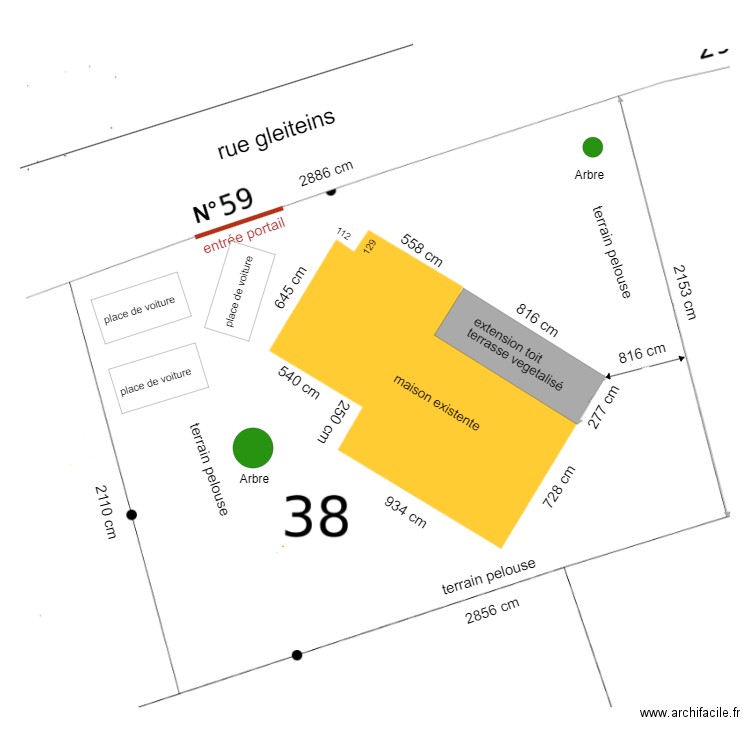 DP2. Plan de 0 pièce et 0 m2