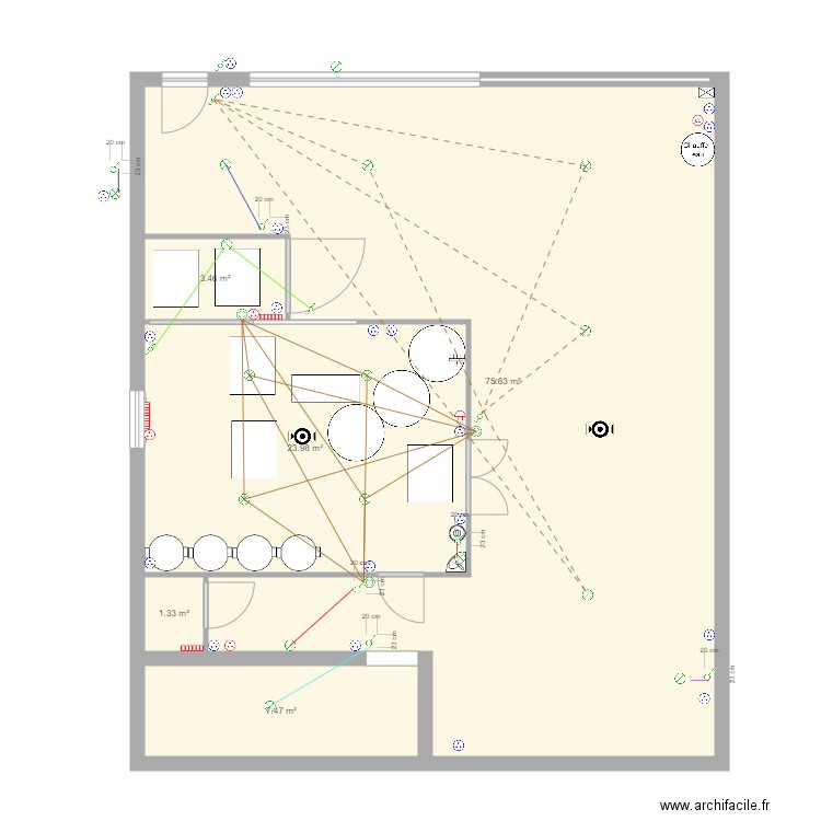 miellerie bb2. Plan de 5 pièces et 112 m2