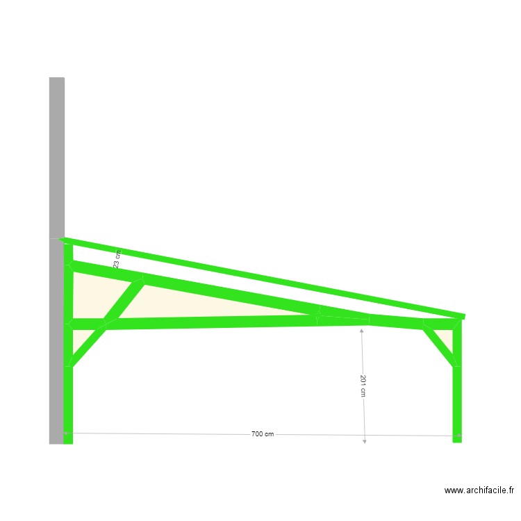 horent. Plan de 5 pièces et 2 m2