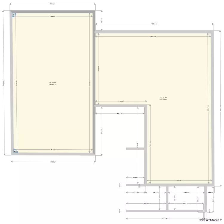 Abris ded jardin. Plan de 