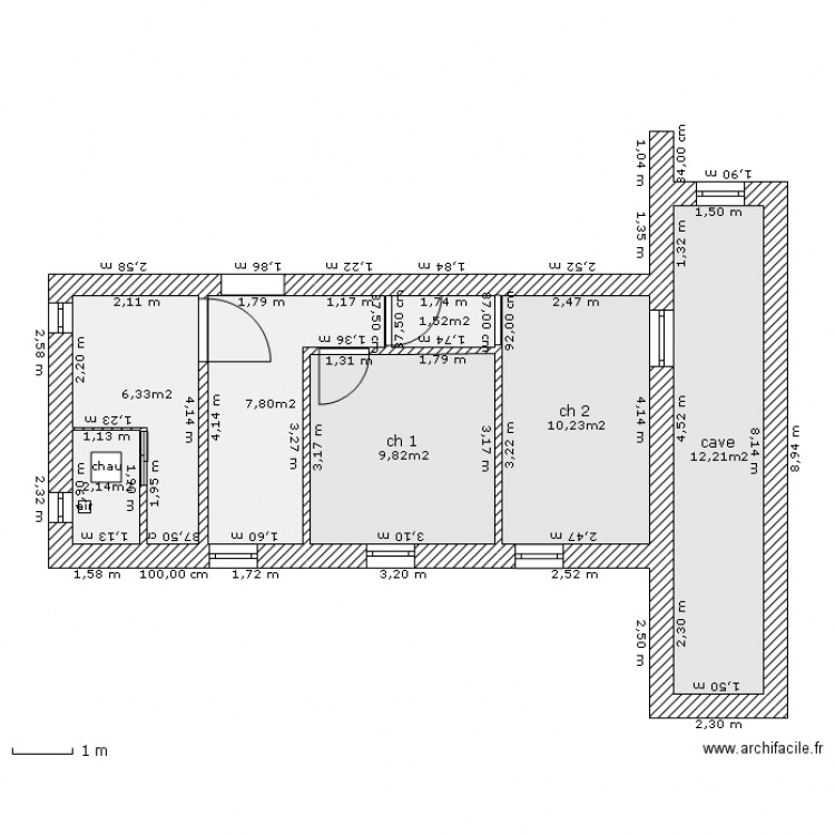 S-sol17. Plan de 0 pièce et 0 m2