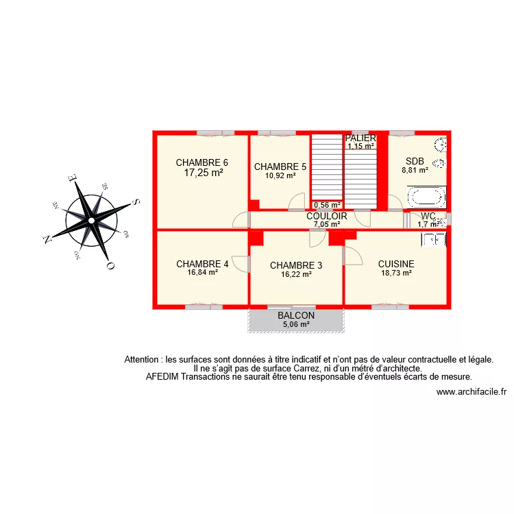 BI 8158 ETAGE . Plan de 