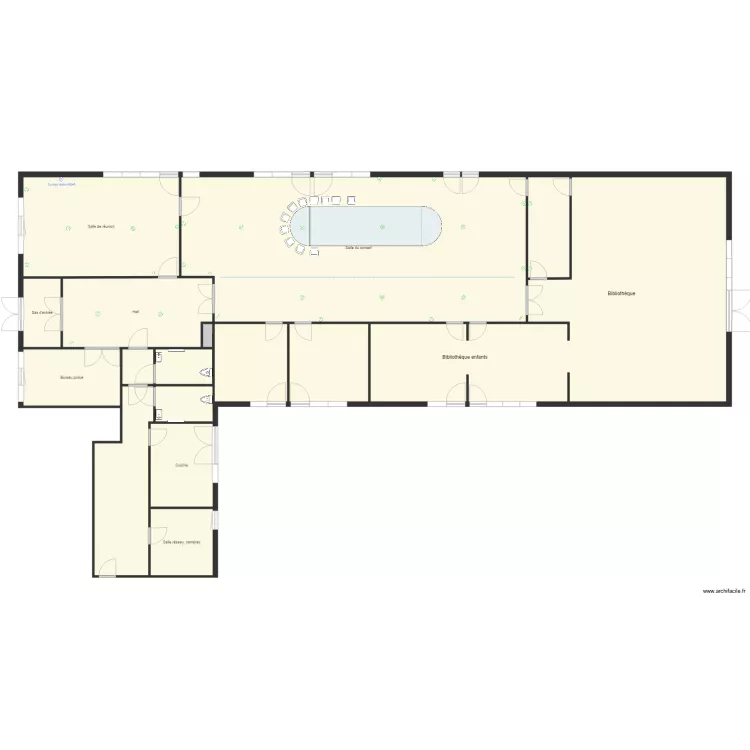 Projet salle de conseil plan électricité 1104. Plan de Projet salle de conseil plan électricité 1104. Plan de