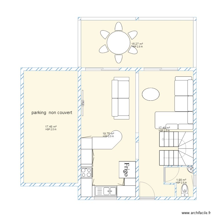 ducos    fond brûlé. Plan de 0 pièce et 0 m2