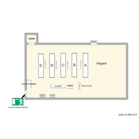 Plan magaasin Bruno
