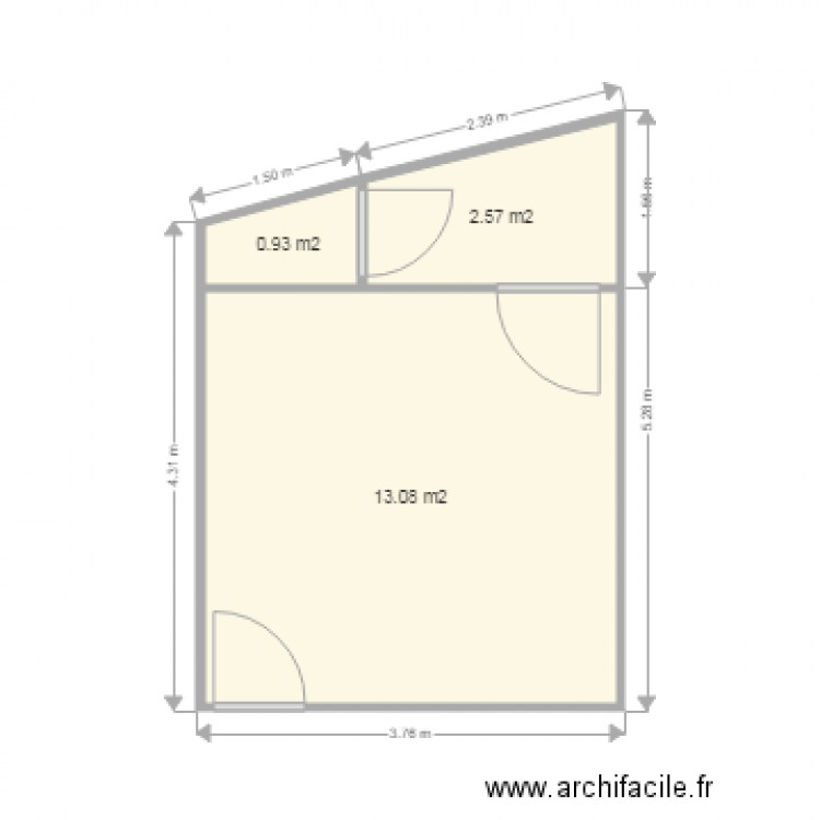 RIBARDIERE. Plan de 0 pièce et 0 m2