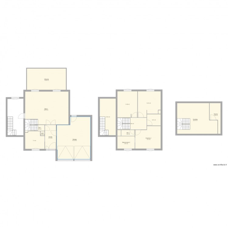 Bailly. Plan de 0 pièce et 0 m2