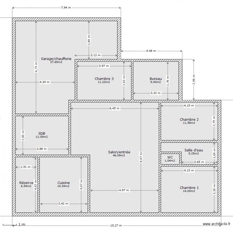 Maison. Plan de 0 pièce et 0 m2