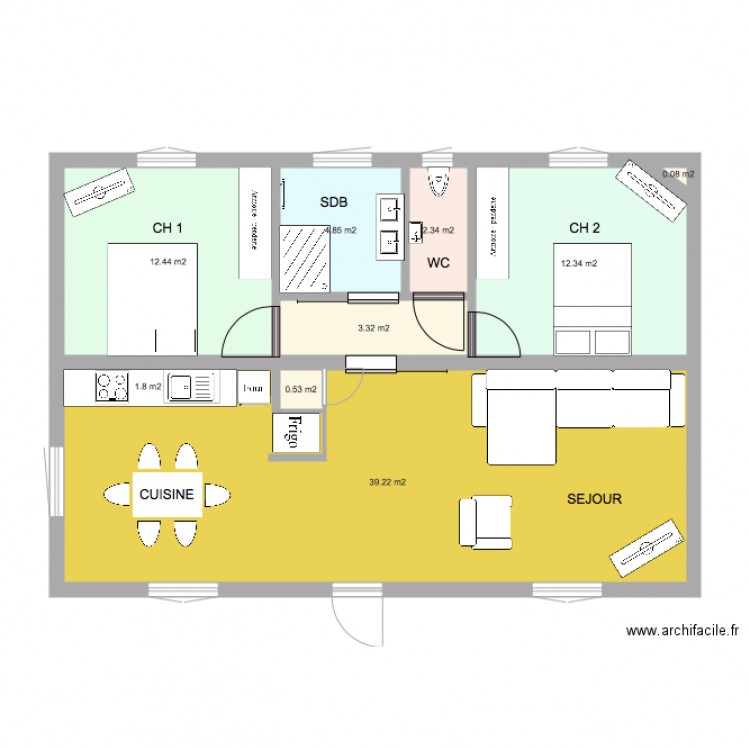 impasse Mirabell. Plan de 0 pièce et 0 m2