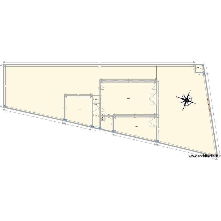 Hangar Trevou etTerrain. Plan de 0 pièce et 0 m2