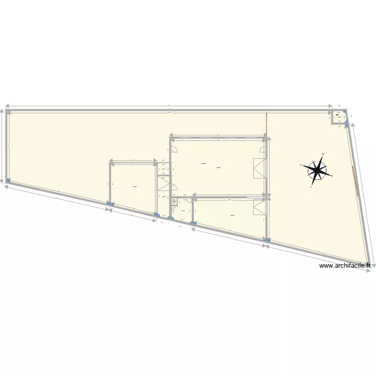 Hangar Trevou etTerrain. Plan de Hangar Trevou etTerrain. Plan de