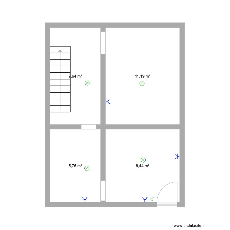 irch cave. Plan de 0 pièce et 0 m2