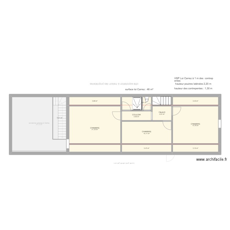 VINCY REUIL ET MAGNY - Plans PROJETES- SCHUMERS. Plan de 18 pièces et 174 m2