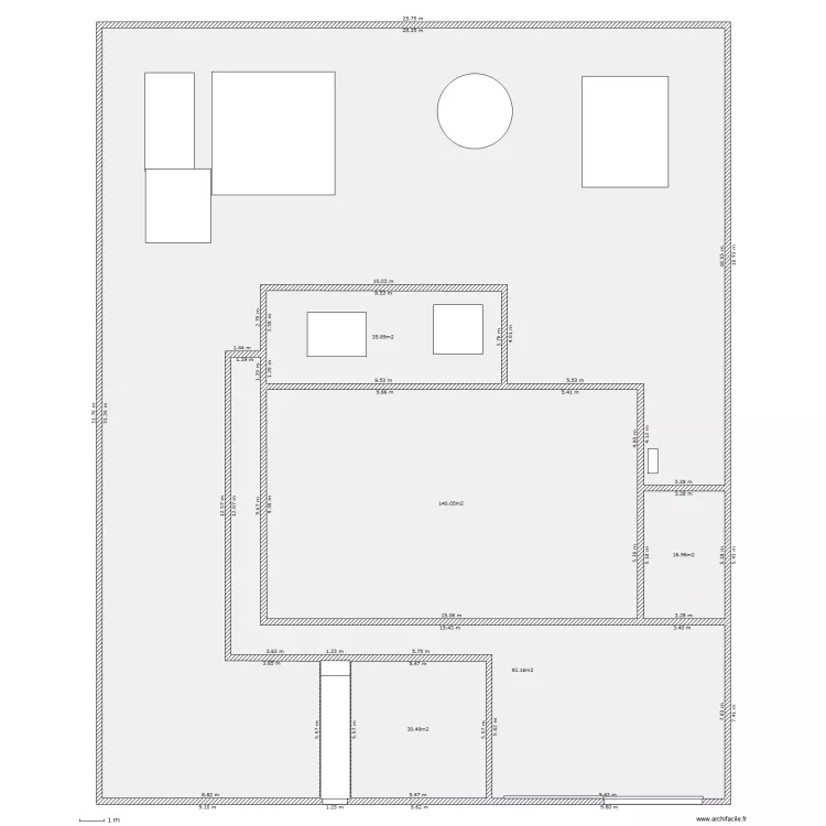 plan encombrement endoufielle. Plan de 