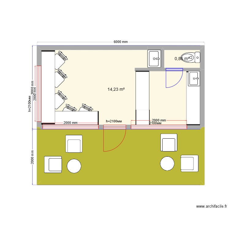 Ек Ск Пр 1. Plan de 0 pièce et 0 m2