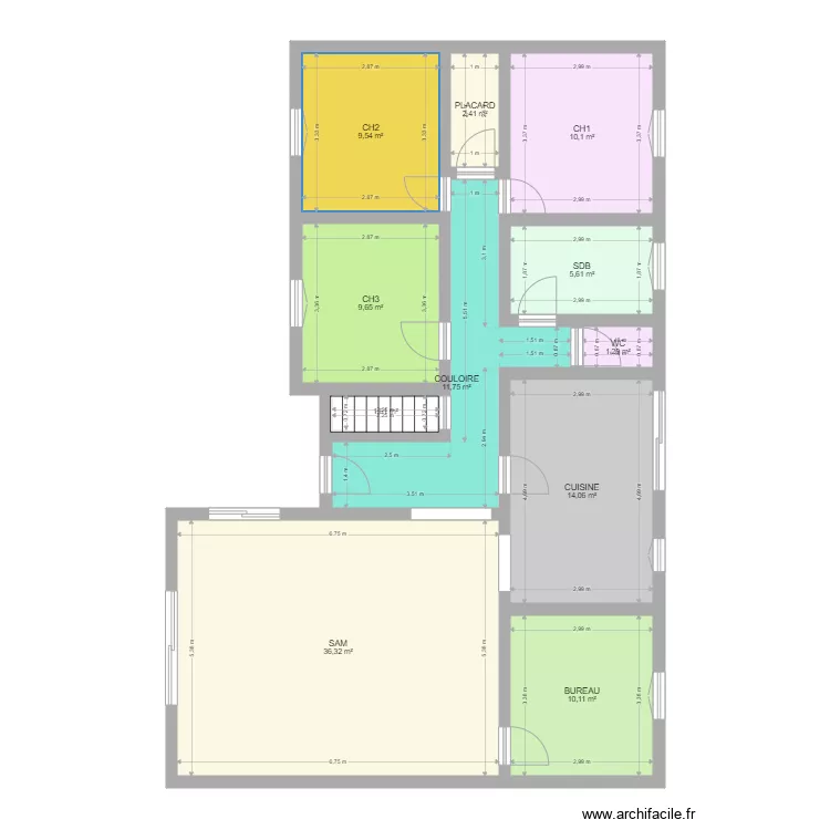 TRAVAUX. Plan de 