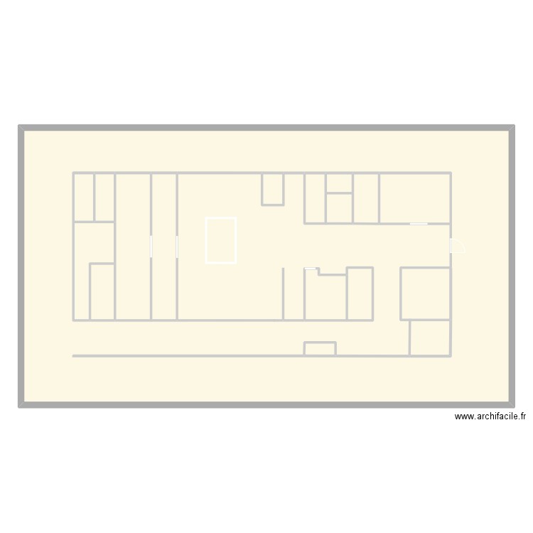 cuisine PSDP. Plan de 12 pièces et 334 m2