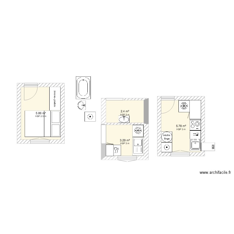   cuisine 2. Plan de 0 pièce et 0 m2