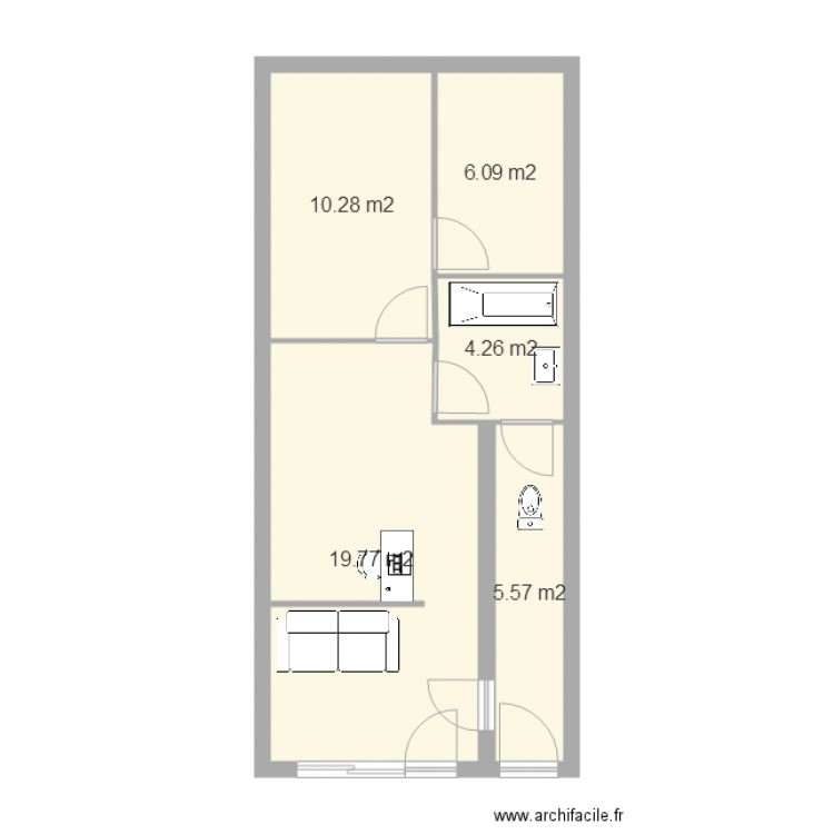 Garage un cabinet. Plan de 0 pièce et 0 m2