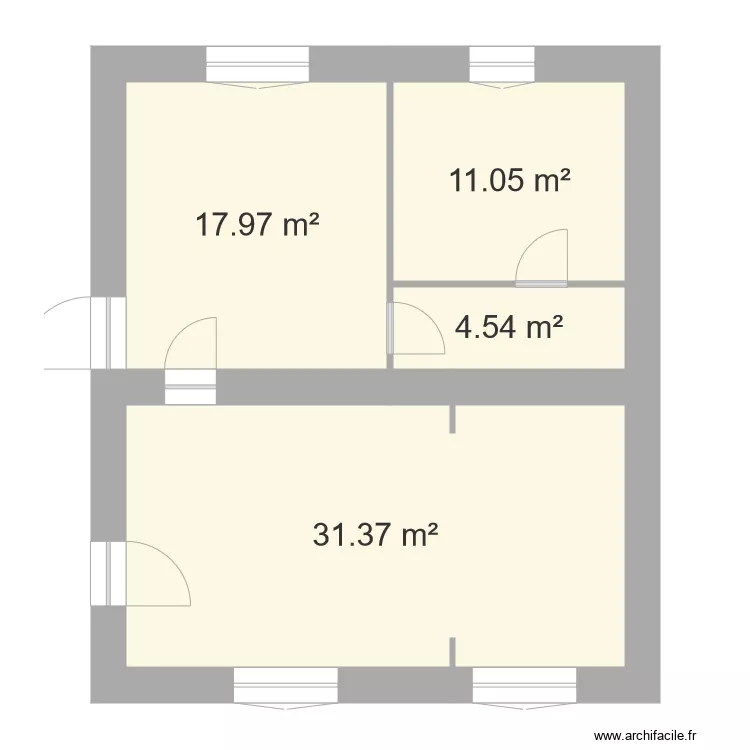 Mas Boisset rdc. Plan de Mas Boisset rdc. Plan de