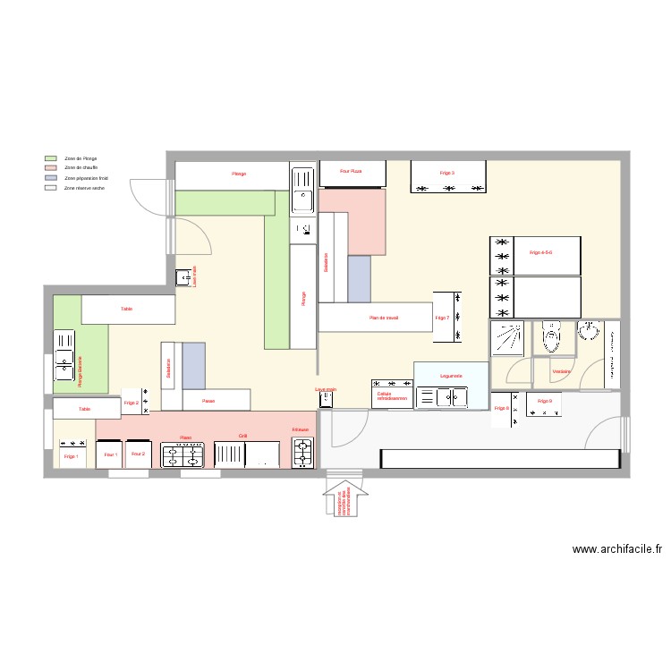 cuisine. Plan de 0 pièce et 0 m2