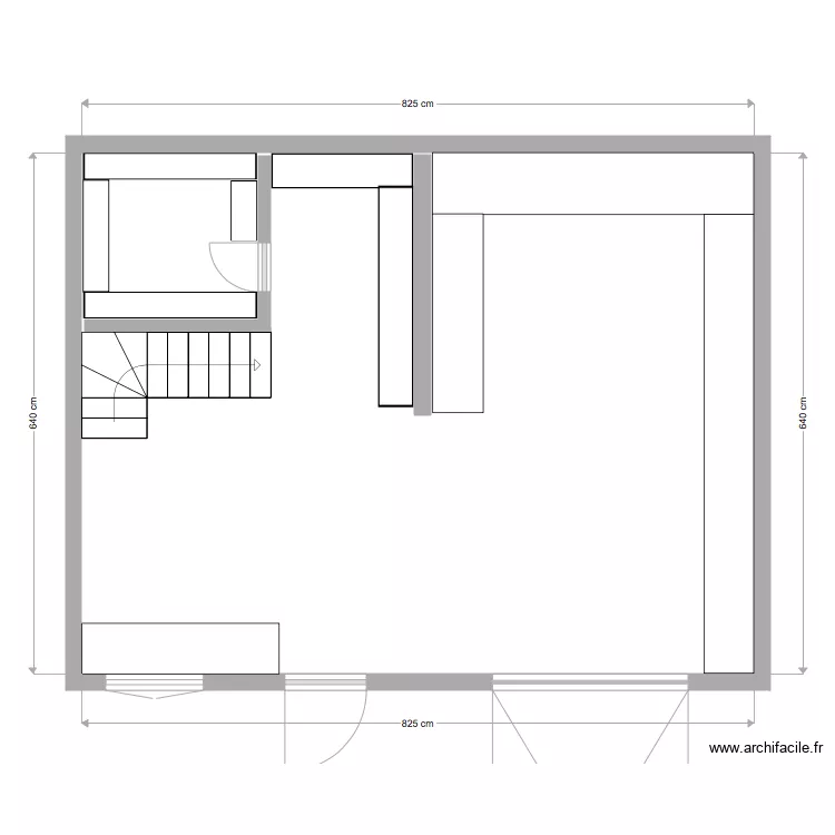 sous sol. Plan de sous sol. Plan de