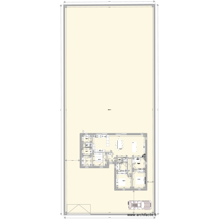 MORTAGNE aménagement 1. Plan de 11 pièces et 960 m2