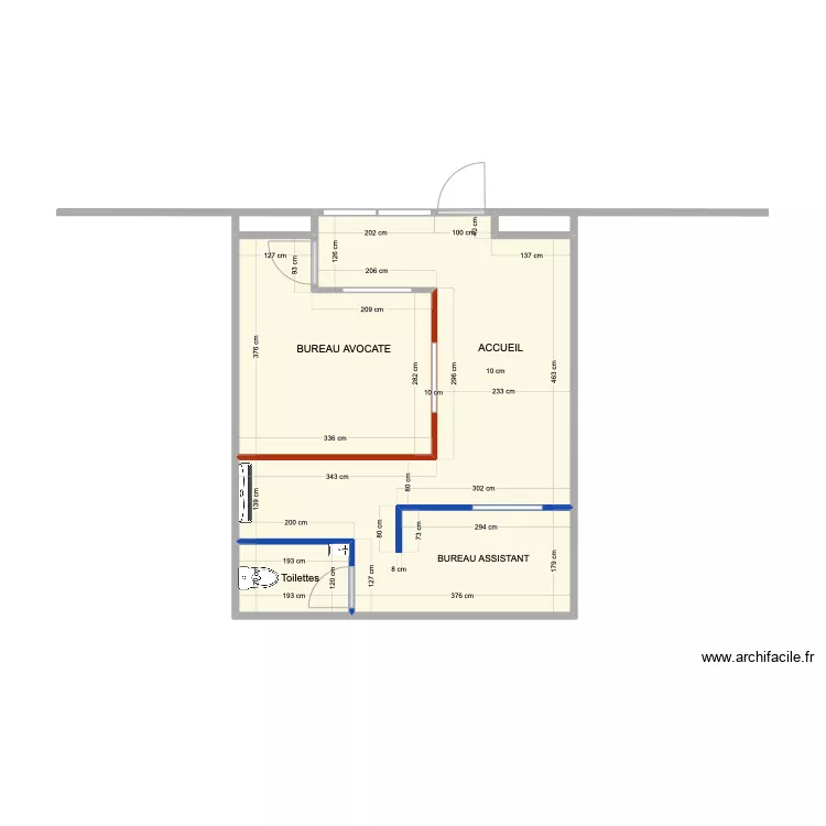 Local Avocate. Plan de 