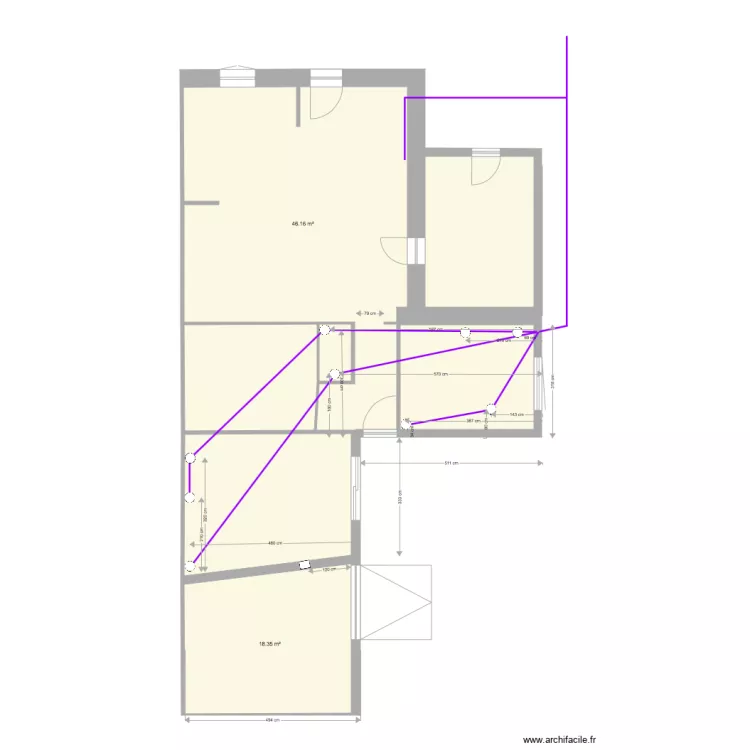 circuit evacuation. Plan de 