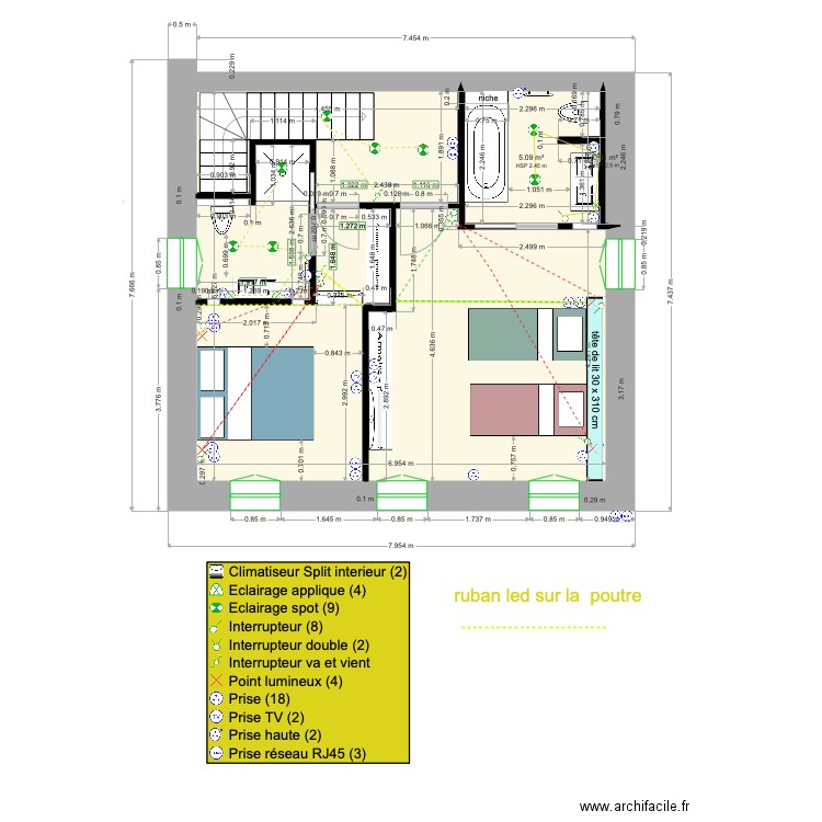 1er étage castro 2. Plan de 0 pièce et 0 m2