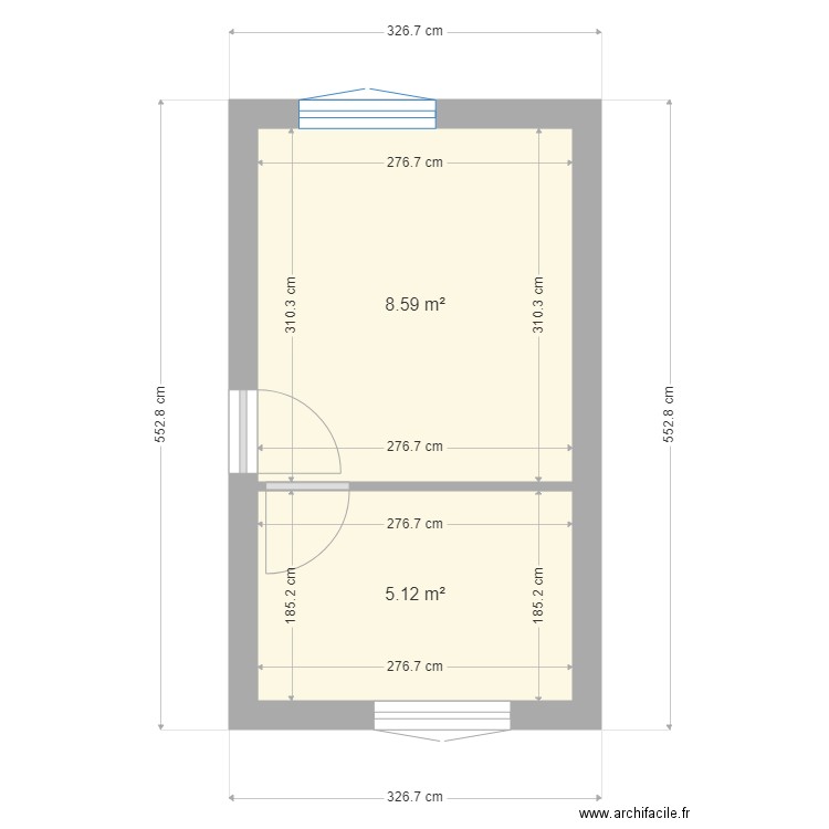 salle de bain etage. Plan de 0 pièce et 0 m2