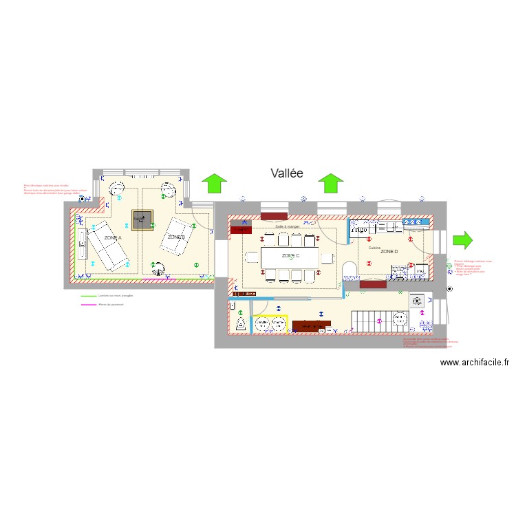 Saint Gervais V5 Complet - Export. Plan de 16 pièces et 219 m2