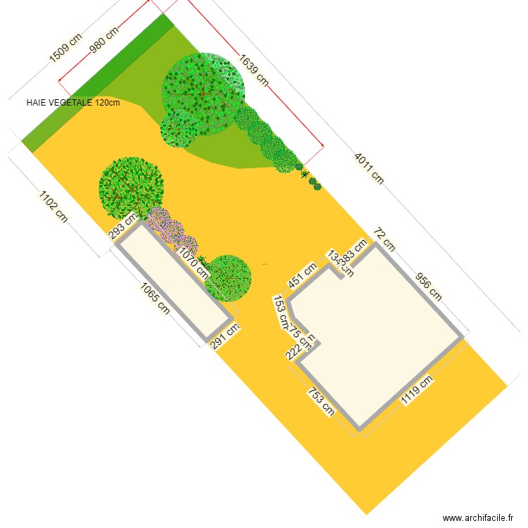 Cherchefeuilles 4. Plan de 2 pièces et 128 m2