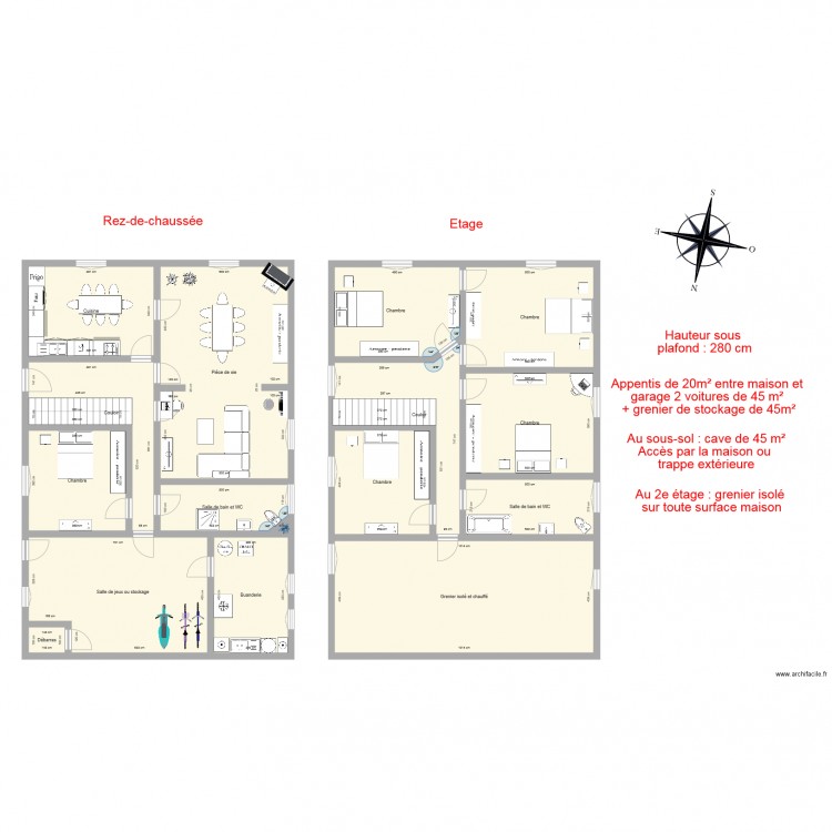 ROUMANET. Plan de 0 pièce et 0 m2