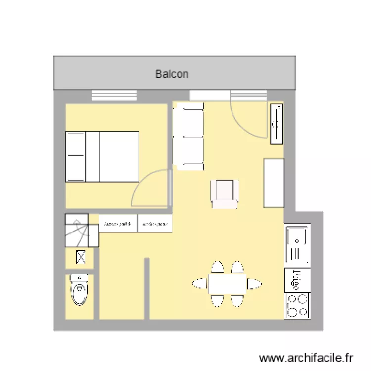 Appartement Sorbiers CV. Plan de 