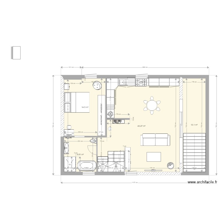 PLAN  17 GM ETAGE . Plan de 0 pièce et 0 m2