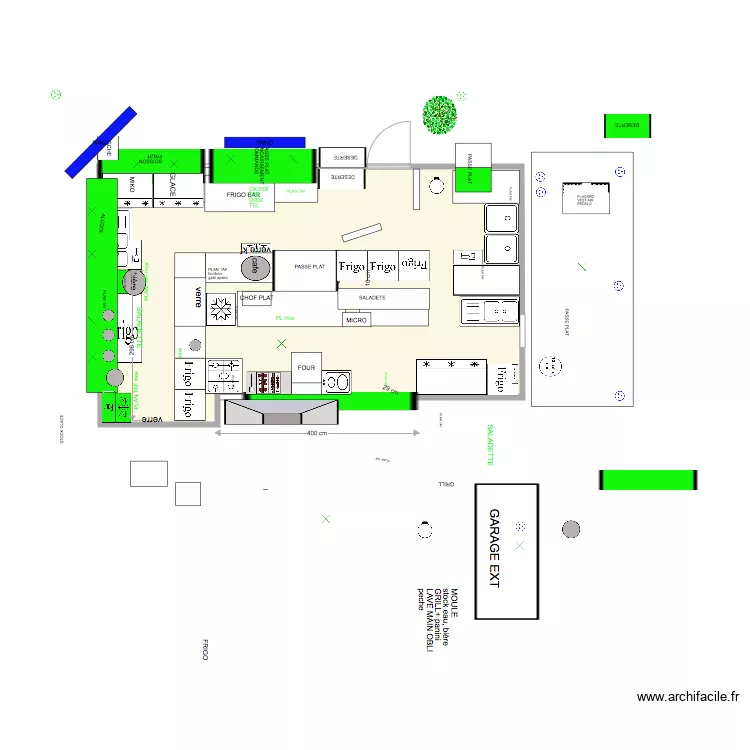 CHEZ MIA 2020. Plan de 