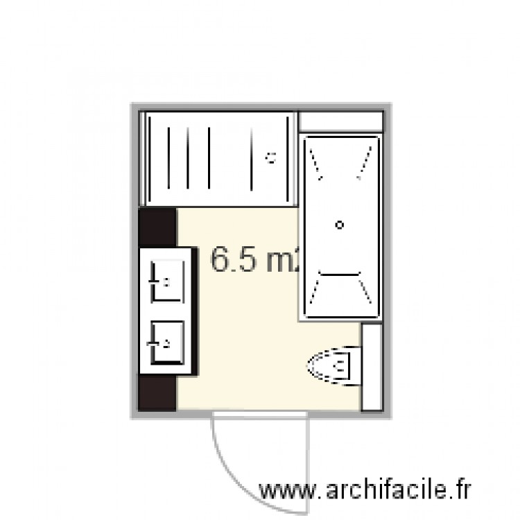 Bathroom. Plan de 0 pièce et 0 m2