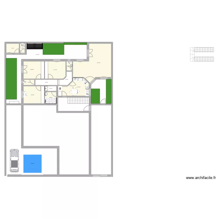 sahir1. Plan de 22  et 189 m²
