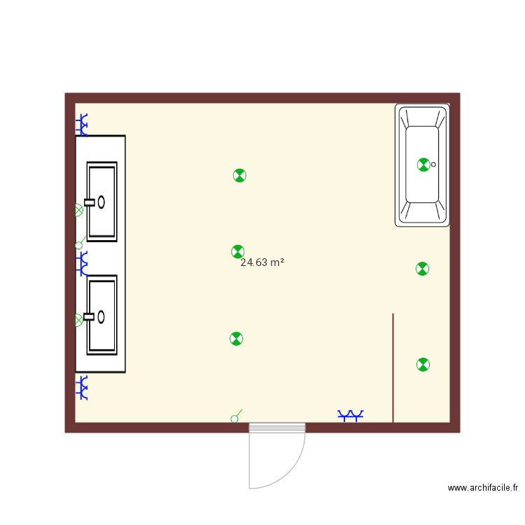 Rénovation SDB. Plan de 0 pièce et 0 m2