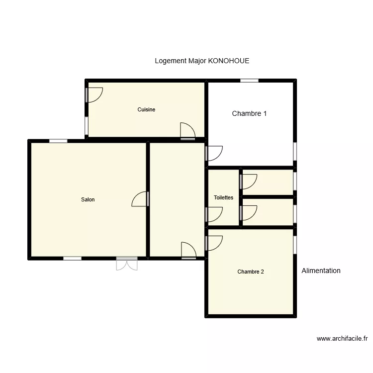 Maternit&eacute; KONOHOUE LM. Plan de 