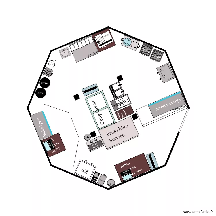 March&eacute; de noel 2020. Plan de 