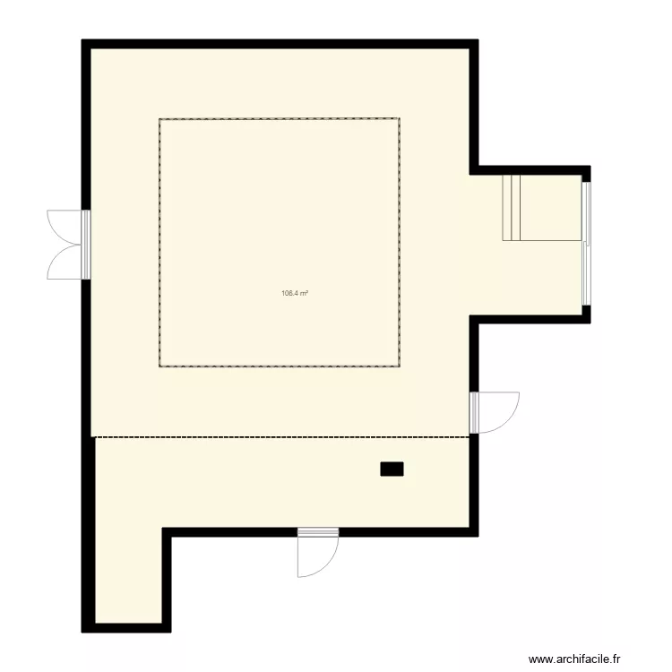 bar des sports plan non c&ocirc;t&eacute;. Plan de 