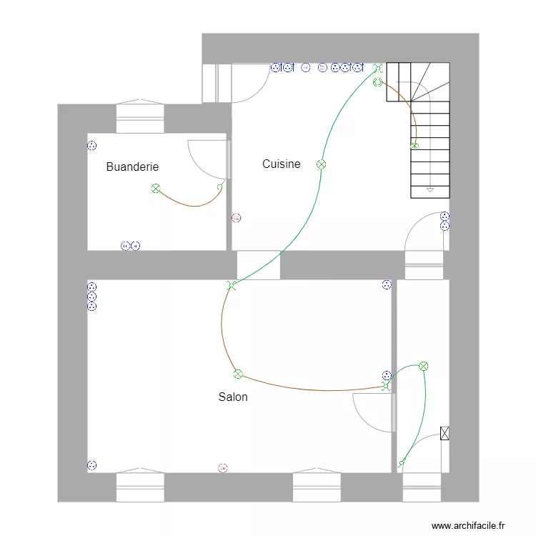 Plan Houli&eacute; Vidal. Plan de 
