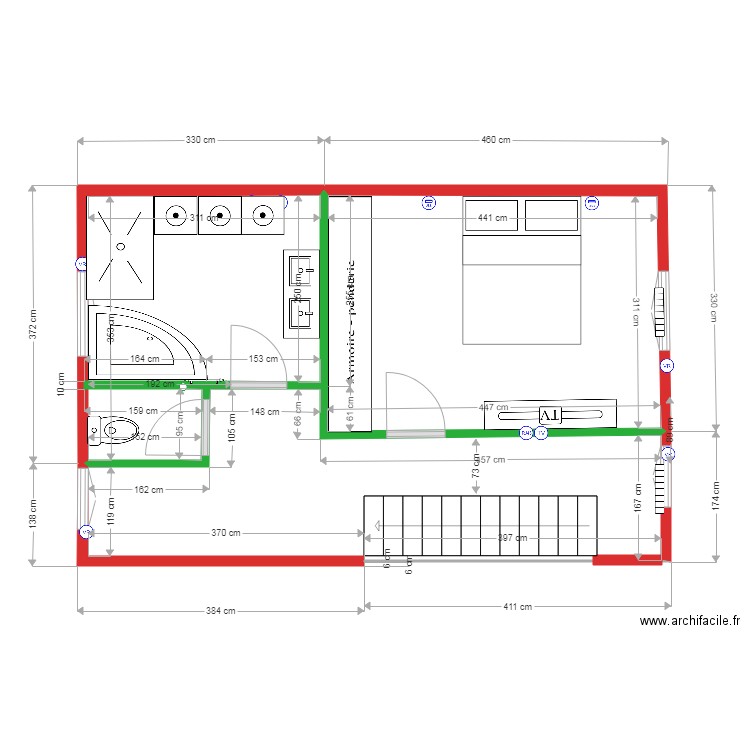 IIOOO233 rail placo 2. Plan de 0 pièce et 0 m2