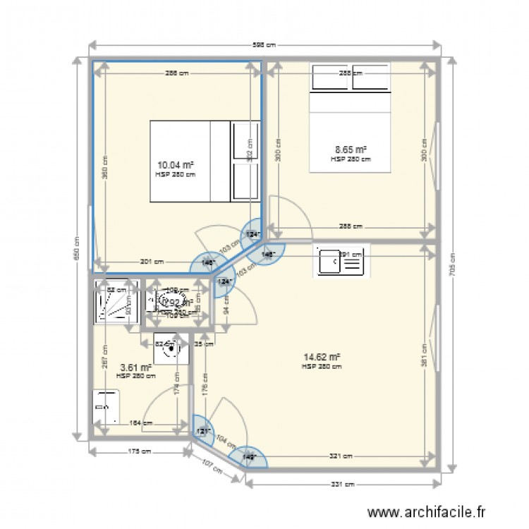 1er gauche. Plan de 0 pièce et 0 m2