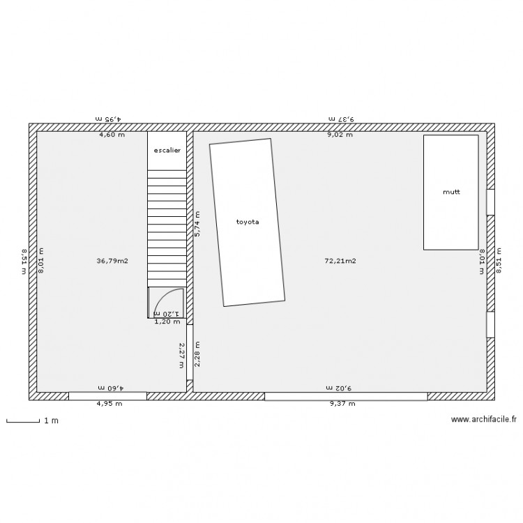 garage2ext. Plan de 0 pièce et 0 m2